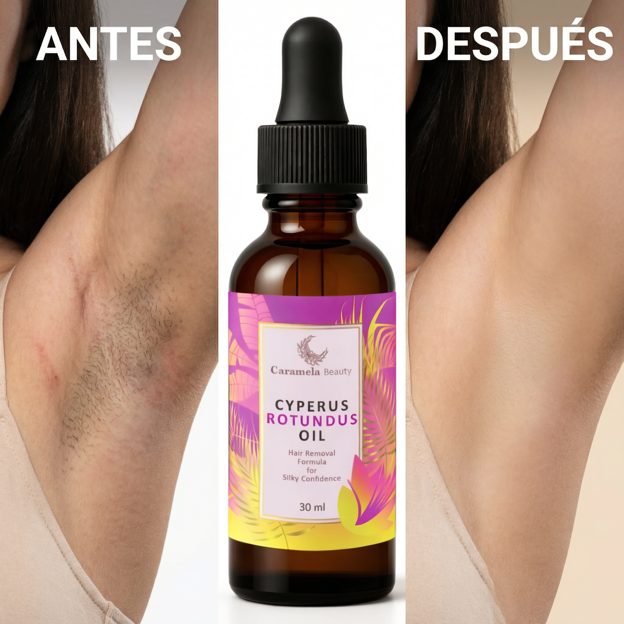 Cyperus Rotundus Oil 30 ml – Debilita el Vello
